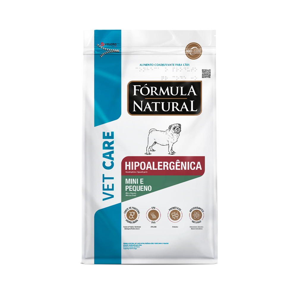 ração seca fórmula natural