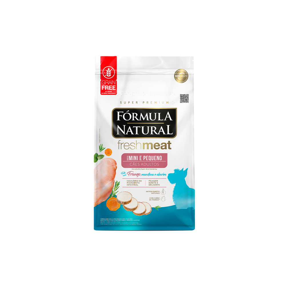 ração seca fórmula natural