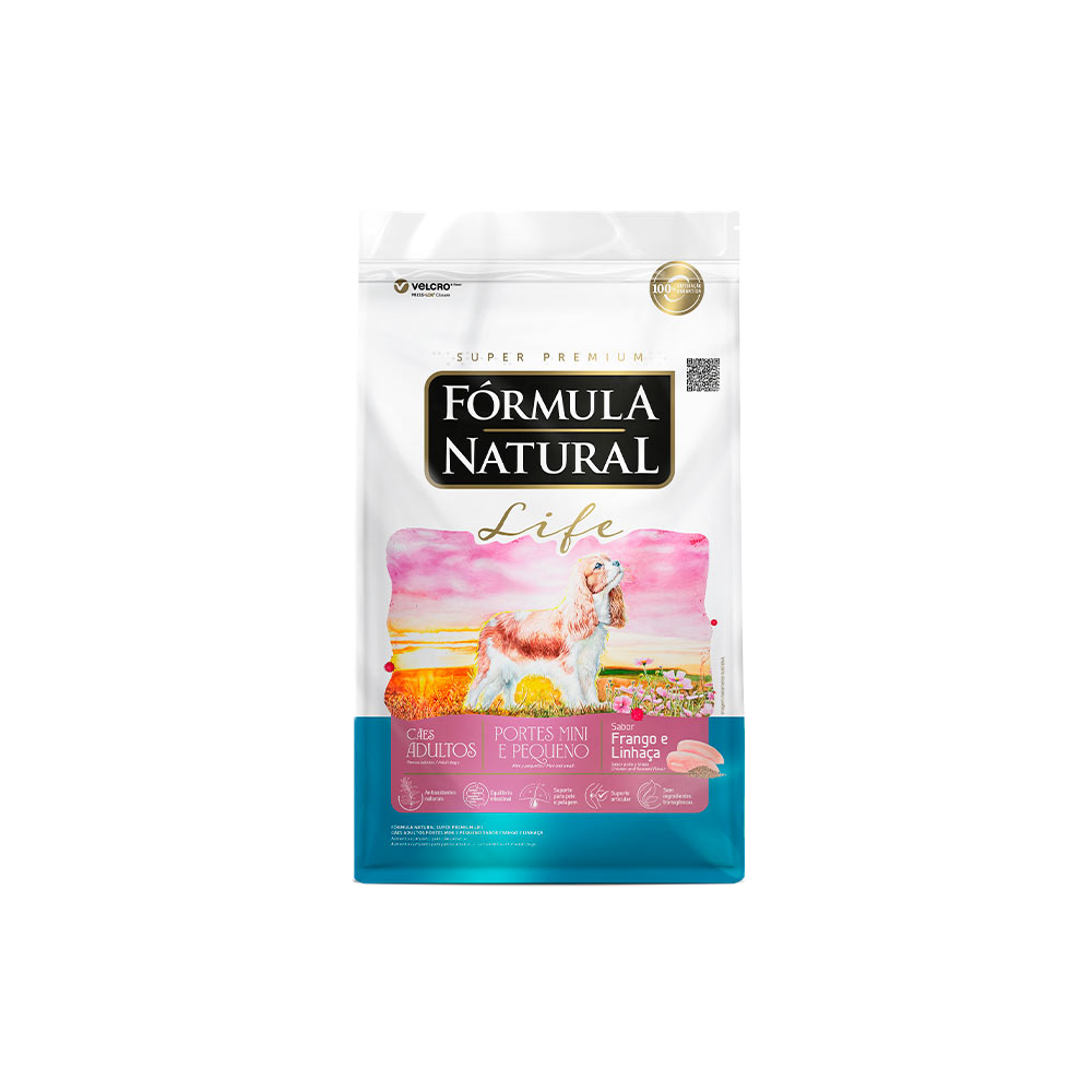 ração seca fórmula natural