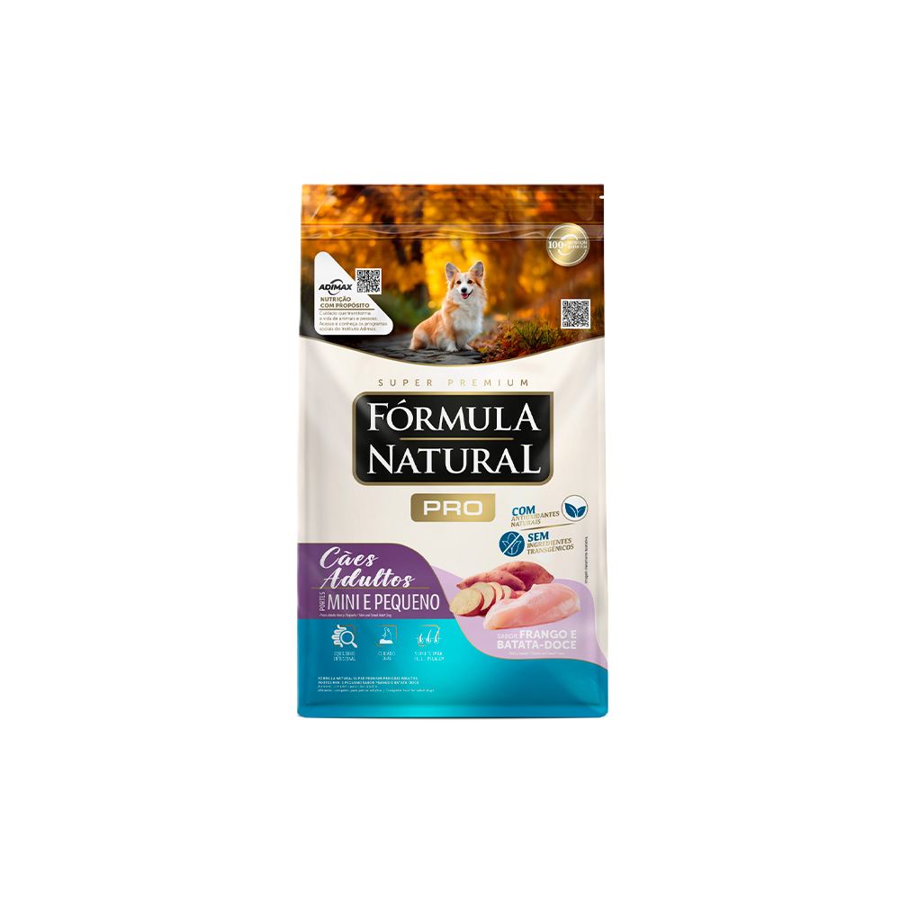 ração seca fórmula natural