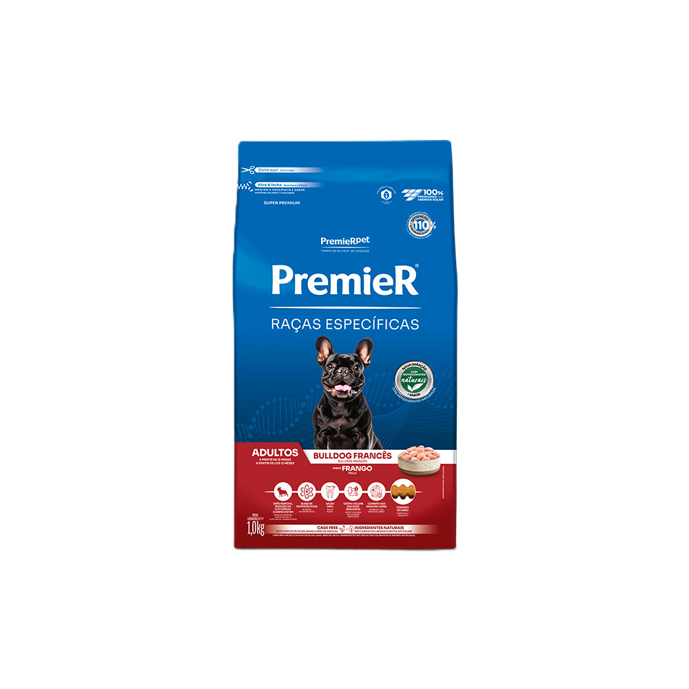 Ração Cão Premier Bulldog Frances Adulto