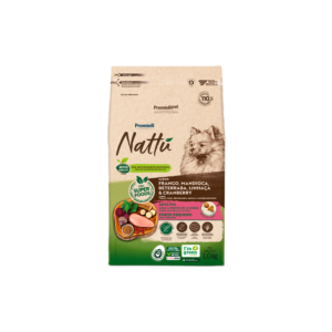 Ração Cão Premier Nattu Adulto Porte Pequeno Mandioca