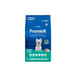 Ração Cão Premier Ambientes Internos Adulto Porte Pequeno Frango e Salmão