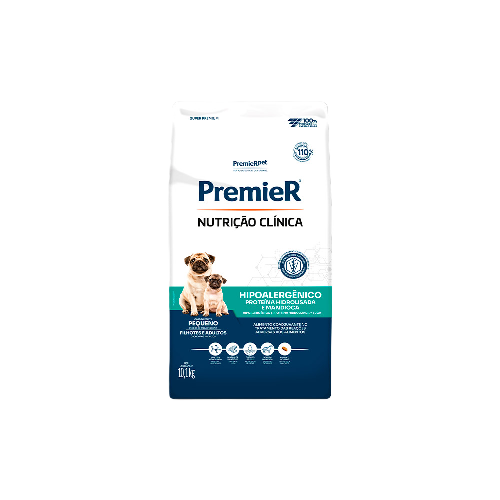 Ração Premier Cão Nutrição Clínica Hipoalergênico Pequeno Porte